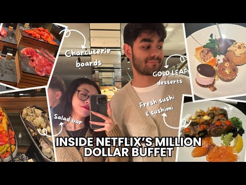 INSIDE Netflix’s MILLION DOLLAR BUFFET – Is It Worth the Hype?! (The Glasshouse @ the Grove)