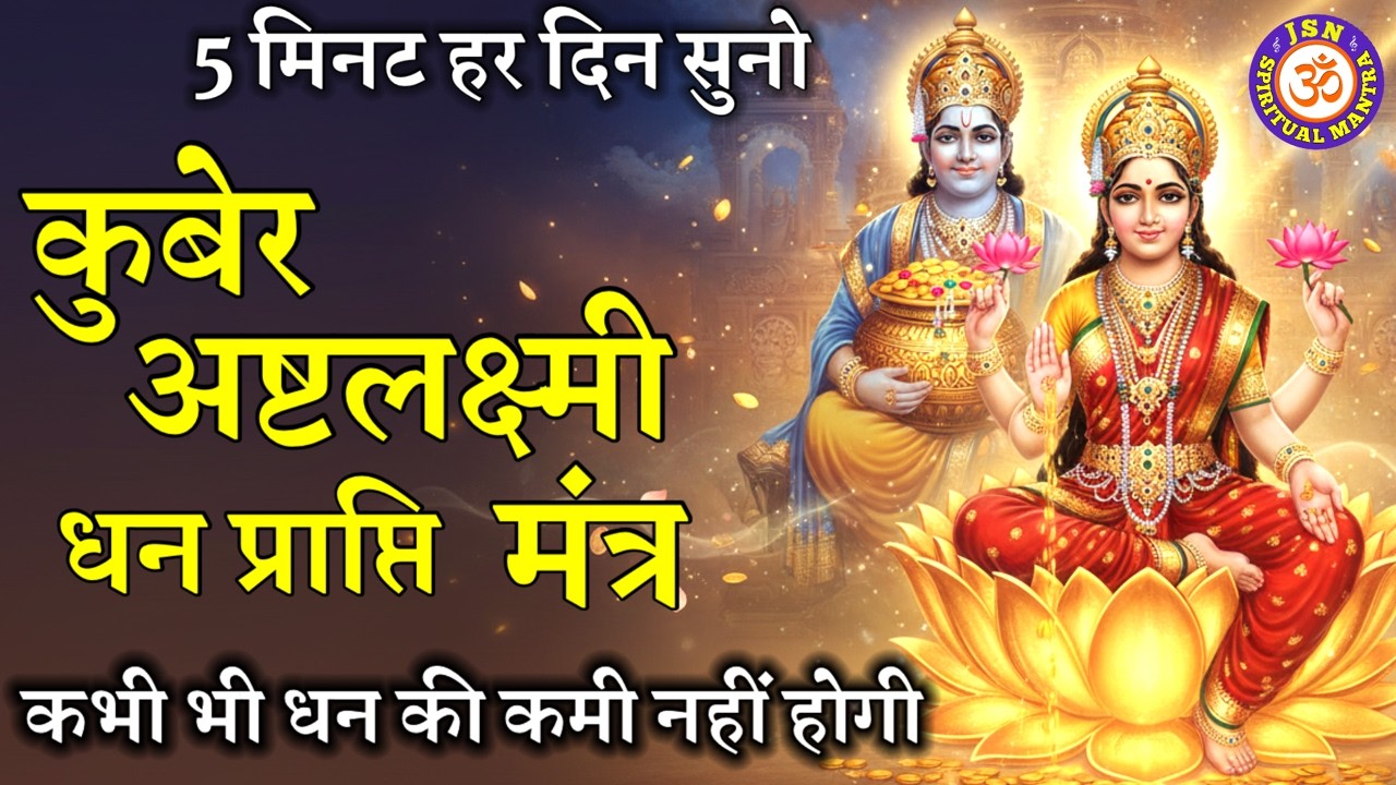 LIVE26-कुबेर अष्टलक्ष्मी धन प्राप्ति मंत्र | 💰 Kubera & Lakshmi की कृपा से आपके धन के मार्ग खुलेंगे2