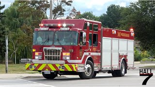 Mississauga Fire & Emergency Services - Pumper 151 Responding