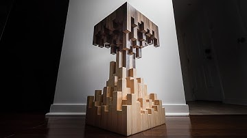 A Use For All Your Scrap Lumber? - The Pixelated End Table Build