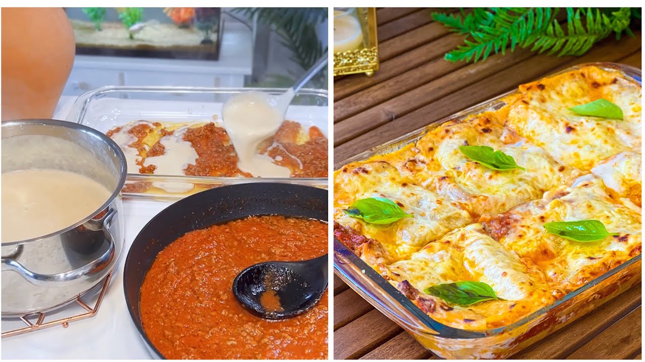 اللازانيا بكل بساطة  🥰🥰❤️❤️❤️