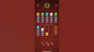 Colorwood Sort - Cube Puzzle - Gameplay Walkthrough Levels 18 - 19 #colorwood #shorts