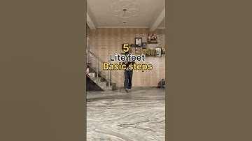Learn 5 lite feet basic steps 💯| for beginners | #dance#new#litefeet#learn#training#basic#steps