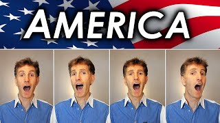 My Country Tis of Thee (America) - A Cappella quartet @JulienNeel