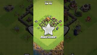 Watch a MAX PEKKA destroy a MAX TH4 without any problem | Clash of Clans #shorts