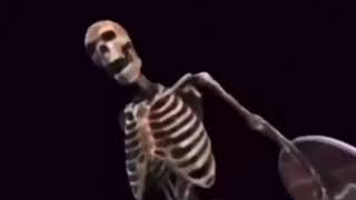 1 hour of silence occasionally broken by skeleton banging on shield