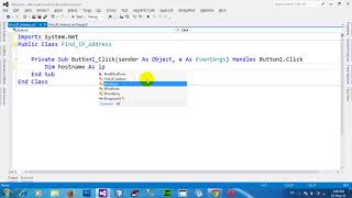 How To Find Ip Address Of Host In Vb Net 2012