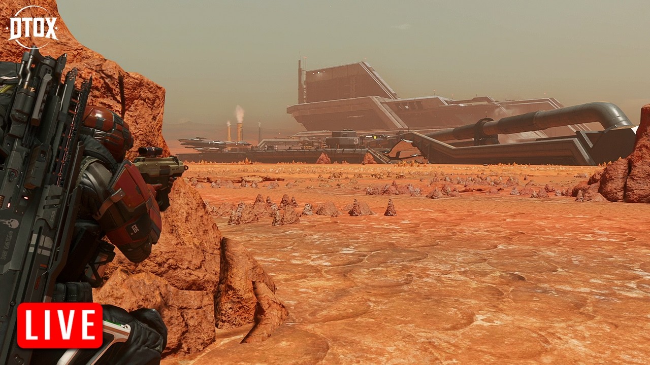 🔴 Star Citizen - Holding A Distribution Centre vs Bounty Hunters !flyfree