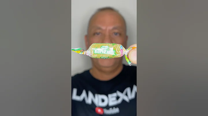 👂ASMR VIDAL SOFT FRUIT CANDY LEMON FLAVOR EATING SOUNDS👂#shorts