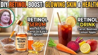 🌿💫DIY Natural Retinol Serum & Juice for Glowing Skin & Health💫✨ screenshot 2