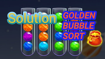 golden bubble sort expert level-86