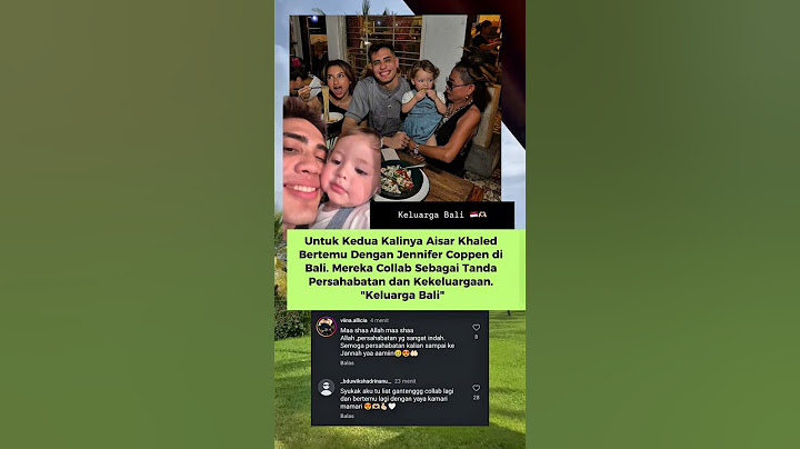 Aisar Khaled Untuk Kedua Kalinya Bertemu Jennifer Coppen di Bali. Kamari Tampak Nyaman dan Senang