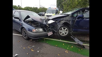Crash Captured on a Blackvue Dash Cam