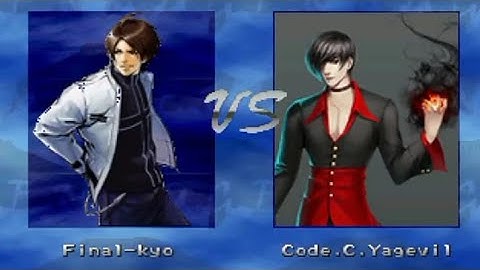 Final Kyo (12p) Team Vs Code C yagevil 524 (4p) = WINMUGEN