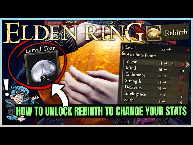 Elden Ring - How To Respec Your Character! (What Is Rebirth?) 