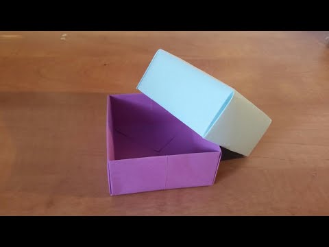 EASY ORIGAMI BOX | קופסא מנייר קל להכנה