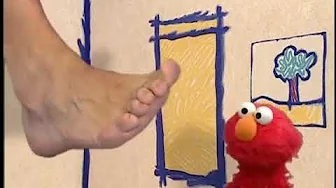 Talking Male Feet Scene From Sesame Street.