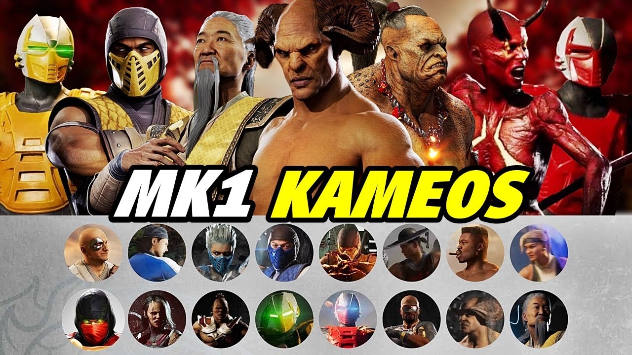 MORTAL KOMBAT 1 LISTA OFICIAL COM TODOS 25 PERSONAGENS JOGÁVEIS