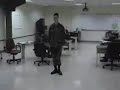 Soldier breaks neck