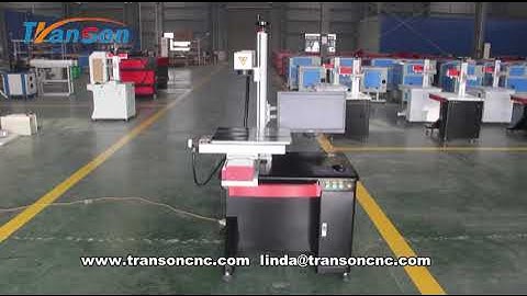 XY Axis Slide 18x18 Inch Big Working Area Fiber Laser Marking Machine