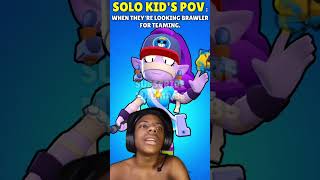 Solo kid's POV in Brawl Stars #brawlstars #shorts