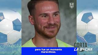 Y un día Alexis Mac Allister conoció a su ídolo (Messi).
