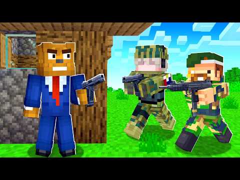 Minecraft Manhunt, But We Added Guns