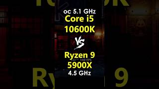 i5 10600K OC vs Ryzen 9 5900x Test in Games