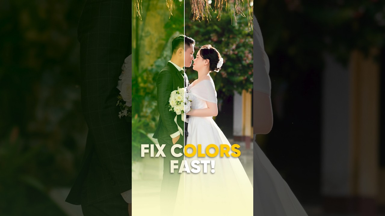 Fix Any Color Cast in Seconds in Photoshop  #photoshoptutorial