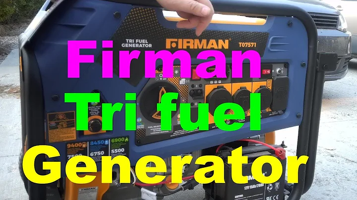 Discover the Power of Firman Tri Fuel Generator from Costco