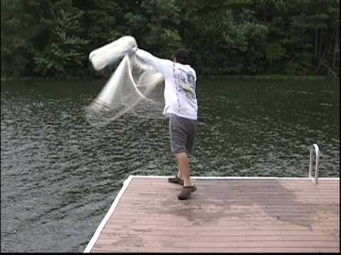 EASIEST Cast net instructions!NO TEETH! How to throw as castnet