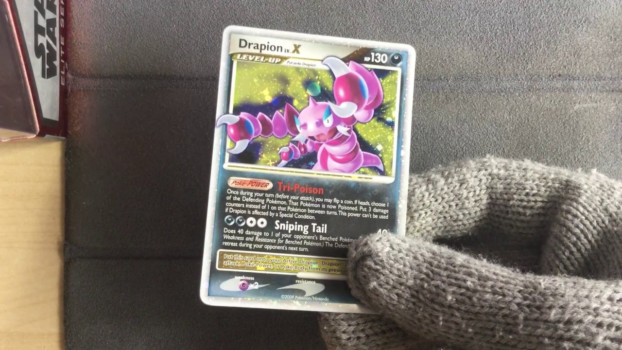 Drapion LV. X 123/127 Pokemon Platinum YouTube