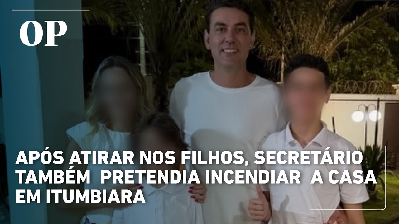 Após atirar nos filhos, secretário também planejava incendiar a casa em Itumbiara