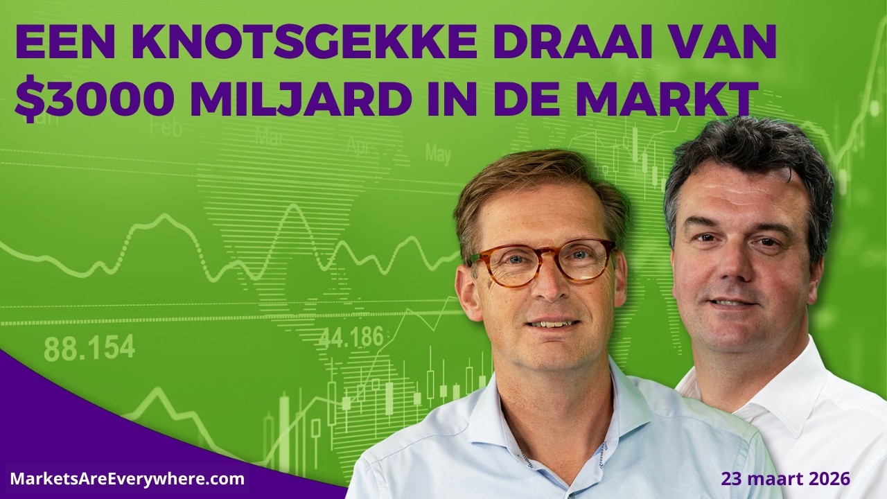 Een knotsgekke draai van $3000 miljard in de aandelenmarkt vandaag