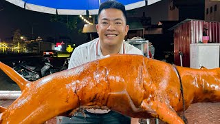 Eating A DELICIOUS ROASTED DOG in Lang Son  Vietnamese street food cuisine | SAPA TV