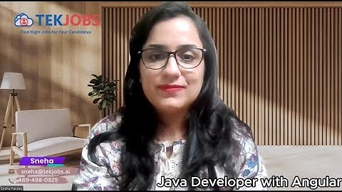 Java Developer with Angular 1021 Sneha