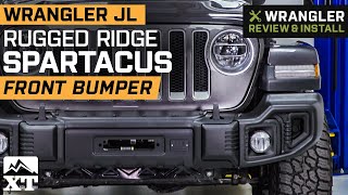 Jeep Wrangler JL Rugged Ridge Spartacus Front Bumper Review & Install