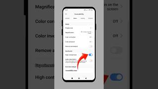 How to Turn ON High Contrast Text on Android