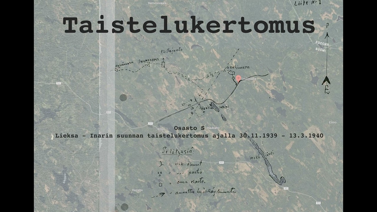 Taistelukertomus: Lieksa - Inari 30.11.1939 - 13.3.1940