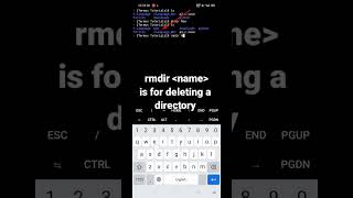 How to make or remove a directory/folder in Termux/Linux