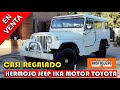 Hermoso Jeep En Venta Con Motor Toyota Y Caja De 5ta