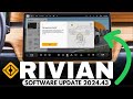 Rivian Software Update 2024.43 | Top Features You Need to Know