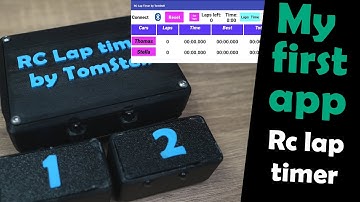 My first app! I made my own rc lap timer at home