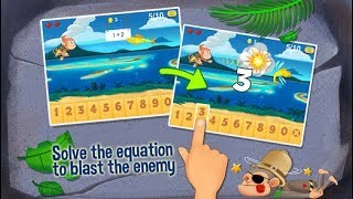 Monkey Math - Jetpack Adventure - Addition - Math Game for Kids