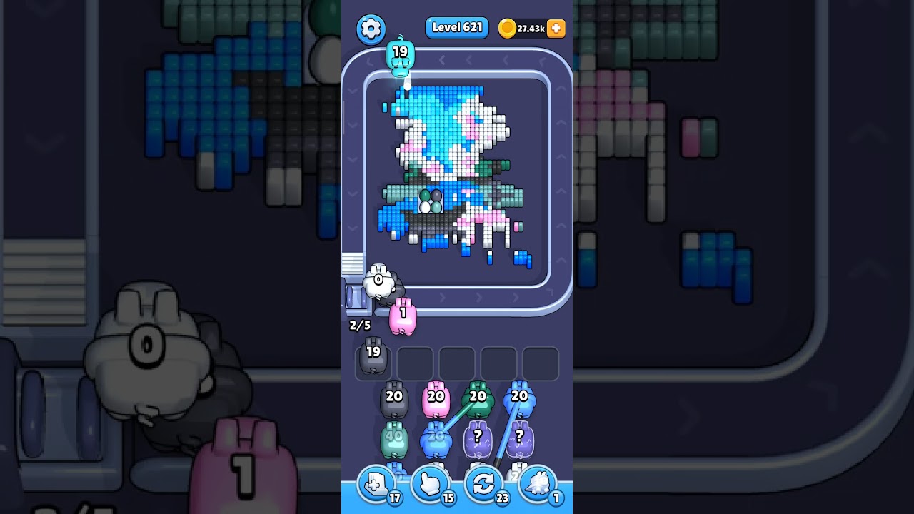 Pixel Flow — level 621