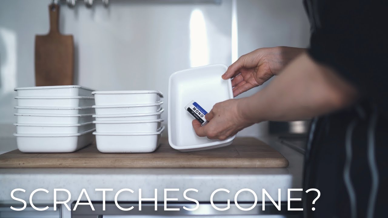 Царапины на эмали: Фокус с ластиком 😂? Я попробовала этот лайфхак!