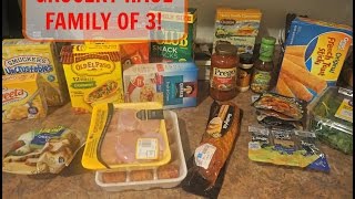 GROCERY HAUL FOR MY FAMILY OF 3!