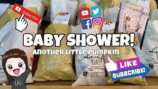 BABY SHOWER - ANOTHER LITTLE PUMPKIN IS ON THE WAY