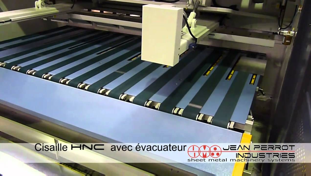 Cisaille hydraulique HNC avec évacuateur de tôles - Jean Perrot