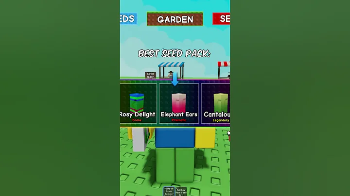 the luckiest seed pack in grow a garden! #growagarden #roblox